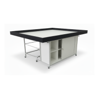 Стол для занятий по робототехнике с бортиками