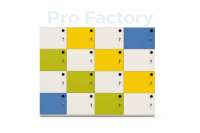 Шкаф локер в 4 уровня на 16 ячеек - Каталог оборудования для учебных заведений и кабинетов ATTECH 