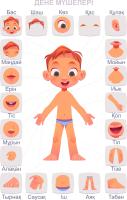 Обучающие стенды "Части Тела / Дене мүшелері"