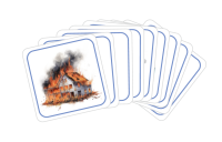 Набор карточек с изображением определенных местоположений, ситуаций и видов деятельности