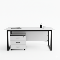 Стол с мобильной тумбой