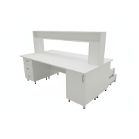 Стол лабораторный островной на 4 места