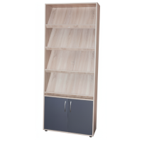 Стеллаж библиотечный выставочный