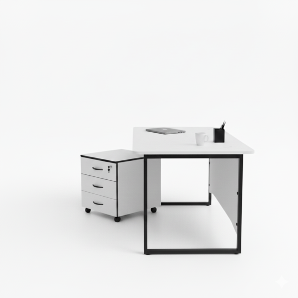 Стол с мобильной тумбой