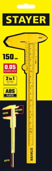 Модель штангенциркуля пластиковая