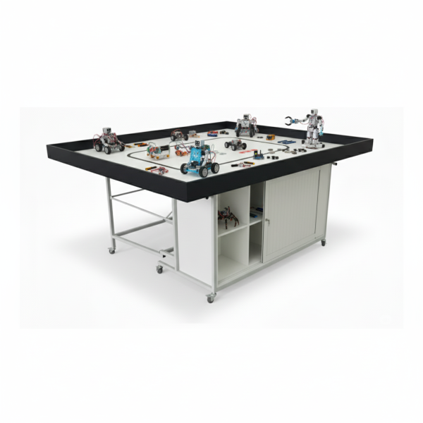Стол для занятий по робототехнике с бортиками