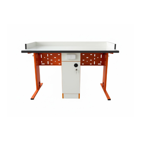 Стол ученический двухместный лабораторный с розетками (HPL)