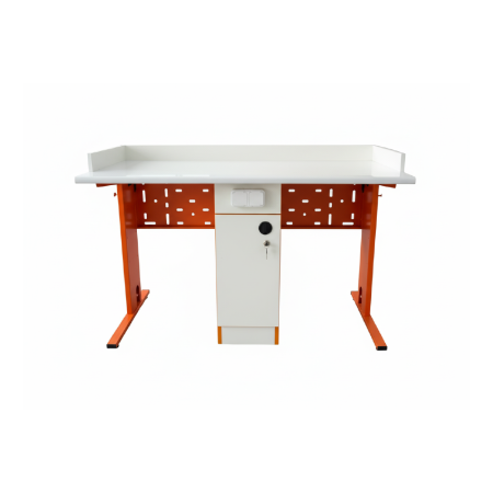 Стол ученический двухместный лабораторный с розетками